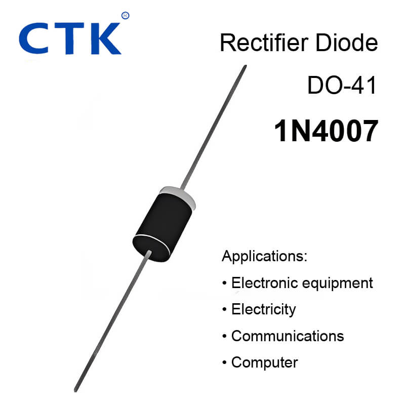 1N4007 DO-41 Rectifier Diode 1000V 1A-CTK Rectifier Diode Manufacturer