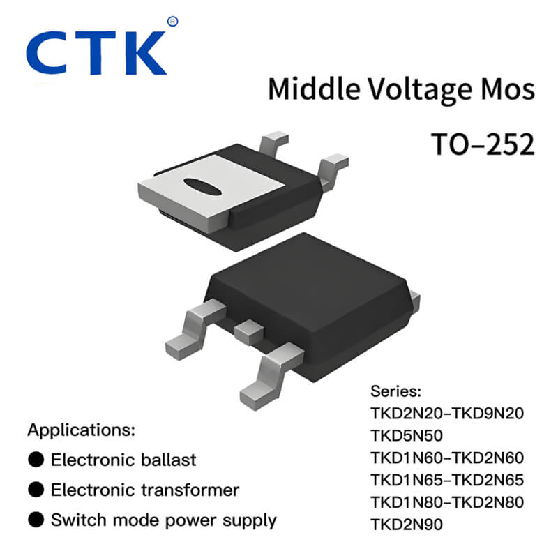  TO-252 Middle Voltage Mosfet Plastic Package-CTK Mosfet Manufacturer