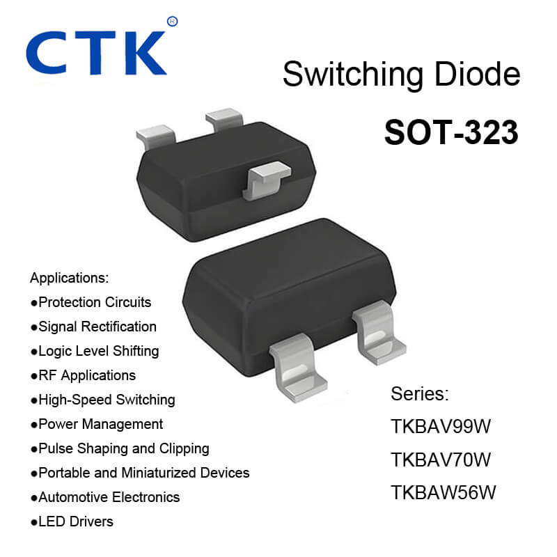 SOT-323 Switching Diodes BAW56W BAV70W BAV99W