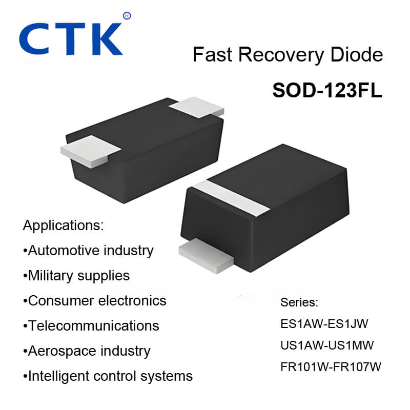 SOD-123FL Fast Recovery Diodes – ES, US & FR Series for Compact Rectification