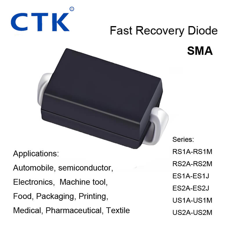 SMA Fast Recovery Diodes – RS, ES & US Series for Reliable Power Rectification