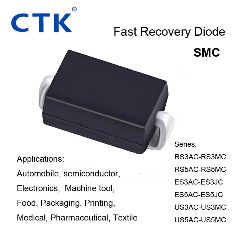SMC Fast Recovery Diodes RS3AC-RS3M Surface Mount Superfast Recovery Rectifier