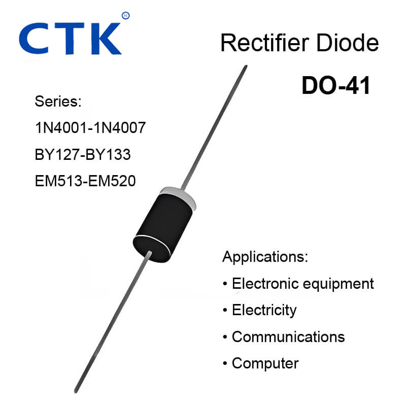DO-41 Package Rectifier diodes Plastic-Encapsulate Diodes