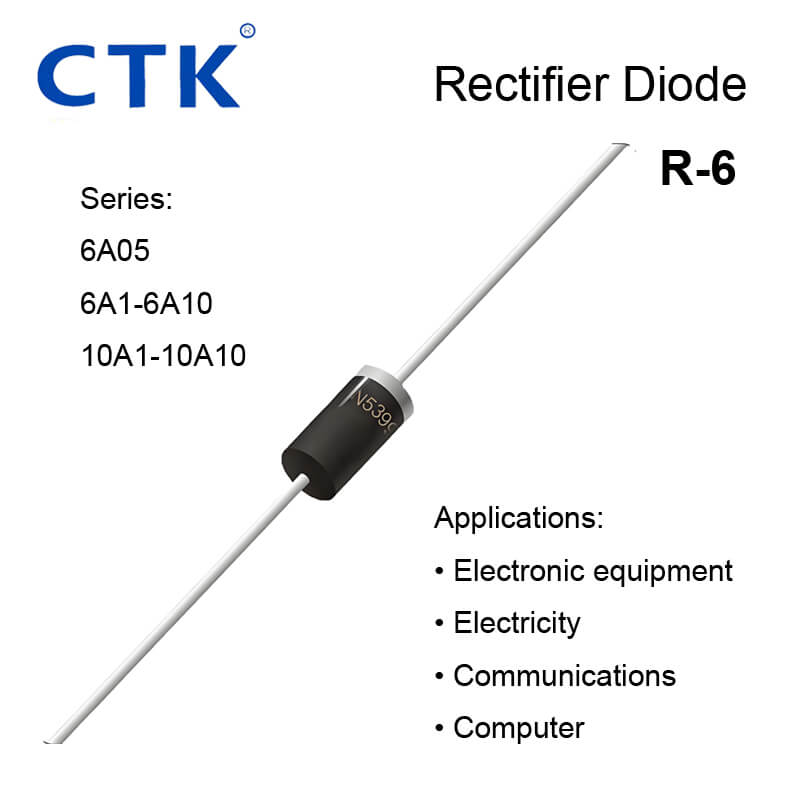 R-6 Rectifier Diodes – 6A & 10A Series for High-Current Applications