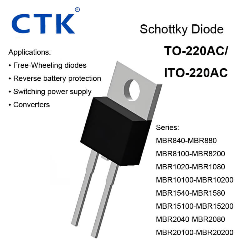 TO-220AC ITO-220AC Plastic Package Schottky Diode