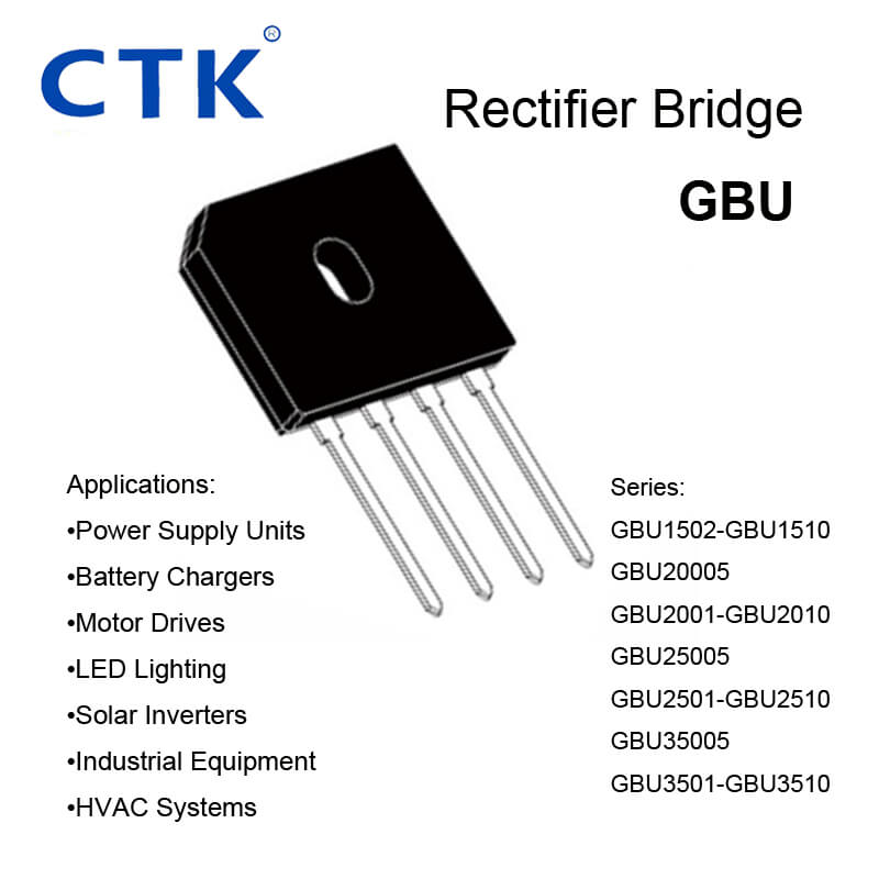 GBU Rectifier Bridge GBU1502-GBU1510 GBU20005 GBU2001-GBU2010